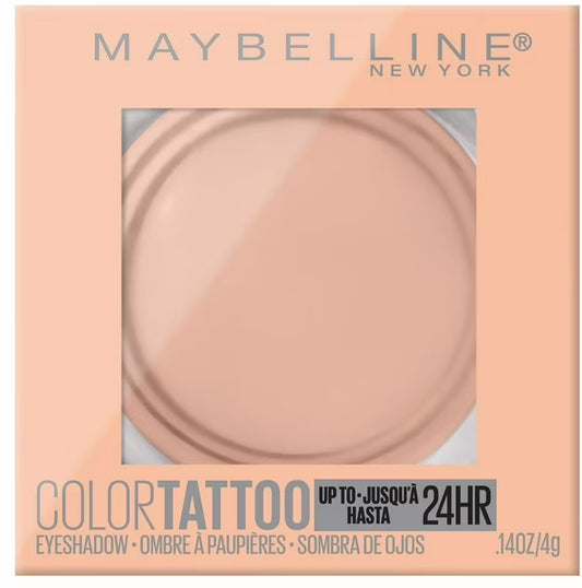 Maybelline Color Tattoo up to 24HR Longwear Cream Eye Shadow, Socialite - 0.14 Oz