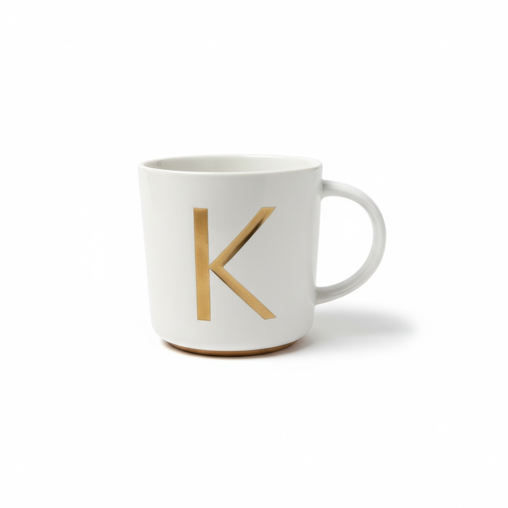 Modern Expressions Monogram Mug - K