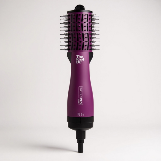 Infiniti Pro by Conair The Knot Dr. All-in-One Hair Dryer Brush - Amethyst Purple *Damaged Package See Desc*