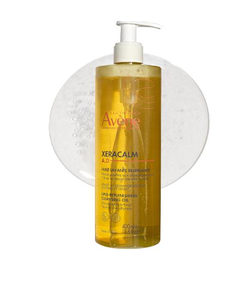 Avène XeraCalm A.D Lipid-Replenishing Cleansing Oil, 13.5 oz (EXP: 10/27)