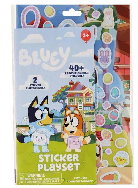 Bluey Puffy Stickers Playset 40+