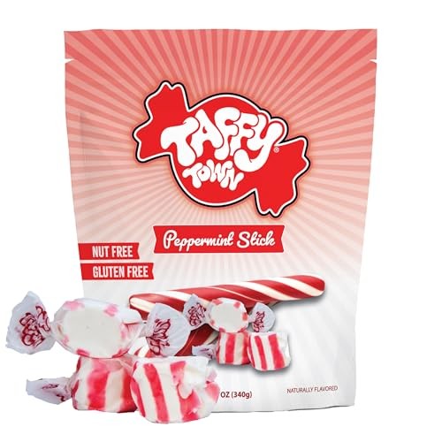 Taffy Town Pouch 12 Oz (1, Peppermint Stick) *EXP 02/28/26*