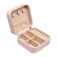 Jewelry Box Travel Jewelry Organizer Pink
