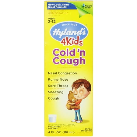 Hyland's Cold 'n Cough Daytime 4 Kids 4 oz *Exp 10/2026* *Packaging May Vary*