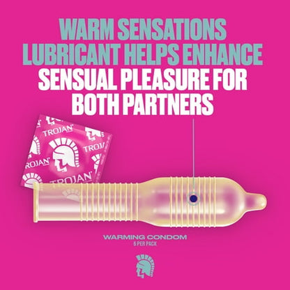 TROJAN Pleasure Pack Assorted Condoms, Lubricated Condoms Value Pack, 36 Count *Damaged Packaging* *Exp 2028/02/01*