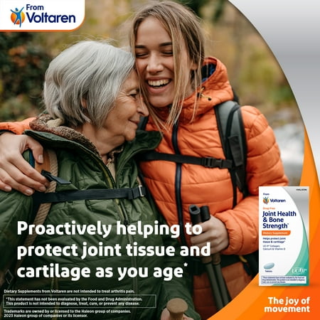 Voltaren Joint Health + Bone Strength Dietary Supplement 30 Ct *Exp 1/26*