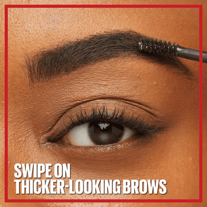 Maybelline Tattoo Studio Brow Styling Gel, Up to 36HR Wear, Black, 0.2 fl oz *Damaged Packaging*