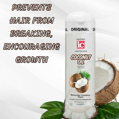 Fantasia IC Coconut Oil Hair Polisher, 6 oz