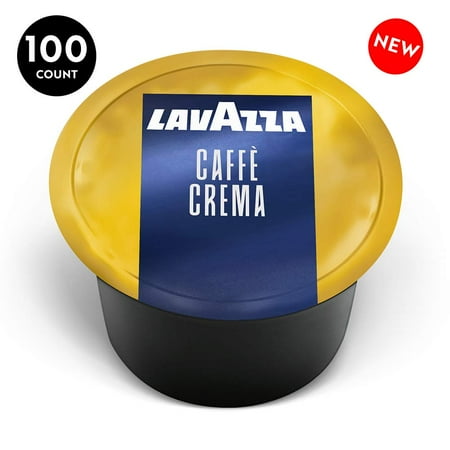 Lavazza Blue Caff Crema Espresso Capsules, 100% Arabica, Compatible with Lavazza Classy Machines (100 Capsules)