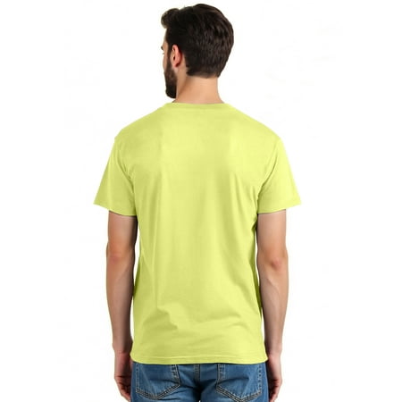 Men's L - Brahma Pocket T-Shirts Moisture-Wicking Short Sleeve Work Shirt, Black/Yellow, 2-Pack