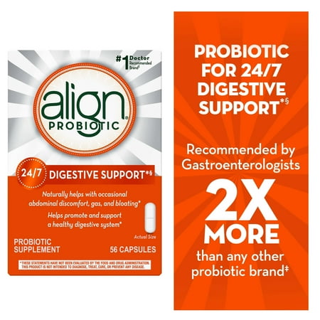 Align Probiotic Supplement 56 Count *Damaged Packaging* *Exp 1/27*