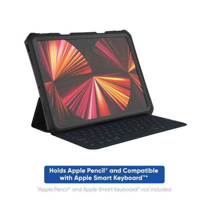 Waterproof Tablet Case for iPad Pro 11 Inch (3rd, 4th generation) - Black/Clear