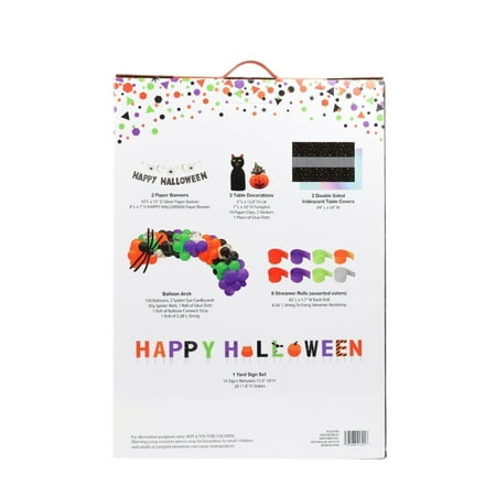 Happy Halloween Party Kit Celebration Theme Party Decoration Bundle