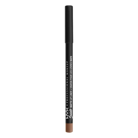 NYX Professional Makeup Suede Matte Lip Liner, velvet smooth matte finish, vegan formula, Soft-Spoken, SMLL04