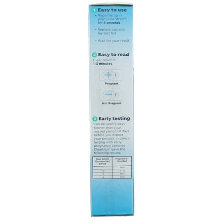 Clearblue Plus Pregnancy Tests 3 ea *Damaged Packaging* *Exp 2/29/28*