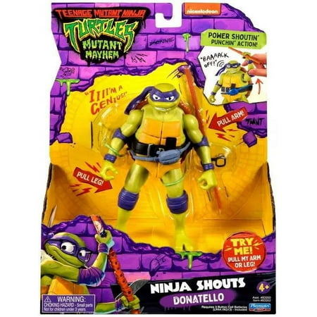 Teenage Mutant Ninja Turtles Mutant Mayhem DONATELLO Deluxe Ninja Shouts Figure