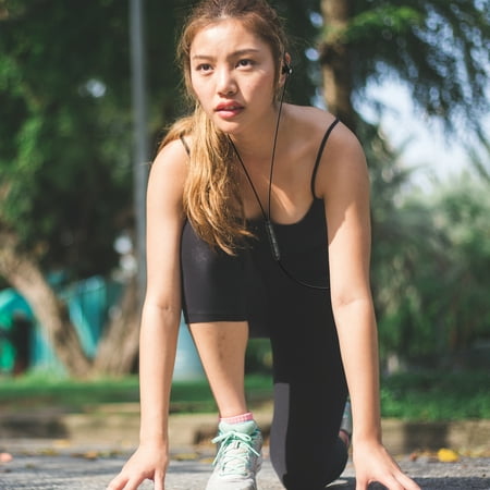 Magnavox Earhook Headphones with Microphone MHP4854BK Black *Open Box Product New*