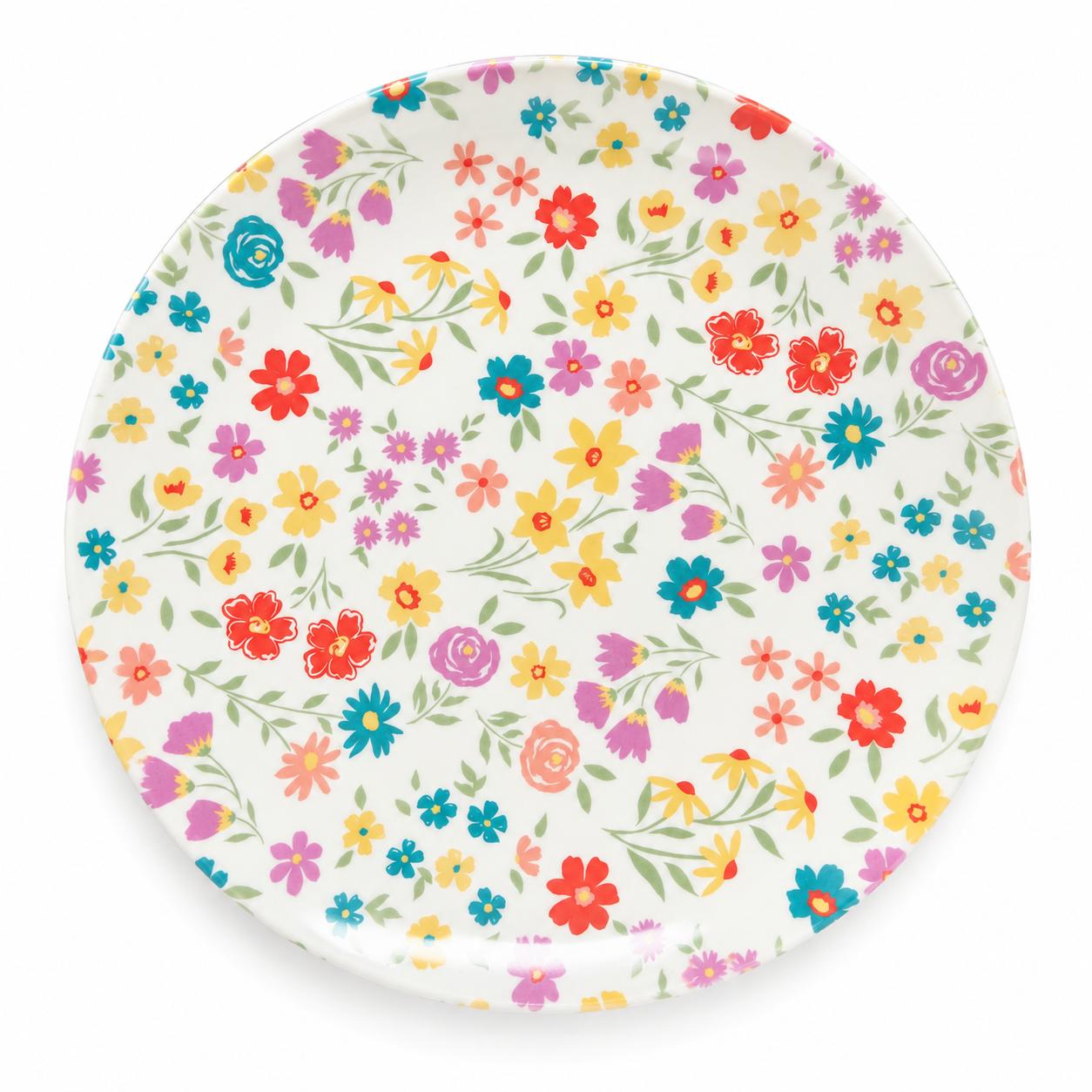 Floral Spring Garden Dinner Plate