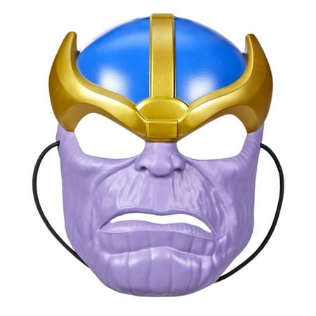 Marvel Thanos Toy Mask Blue and Purple Halloween with Flexible Band