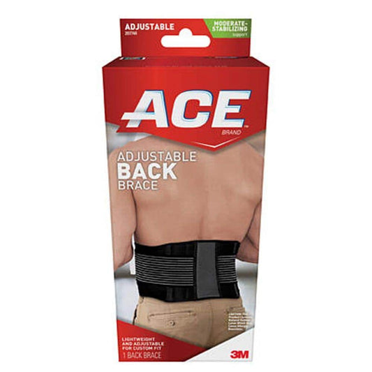 One Size Adjustable Back Brace *Damaged Box*
