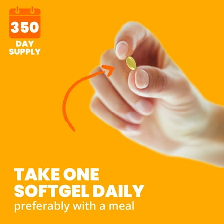 Sundown Vitamin D3 2000 IU Softgels, Supports Bone, Teeth, Immune Health - 350 ct *Exp 02/2026*