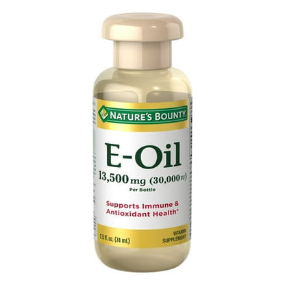Nature's Bounty Vitamin E 30,000 IU Oil for Radiant Skin & Immune Health, 2.5 Fl oz *Exp 02/2026*