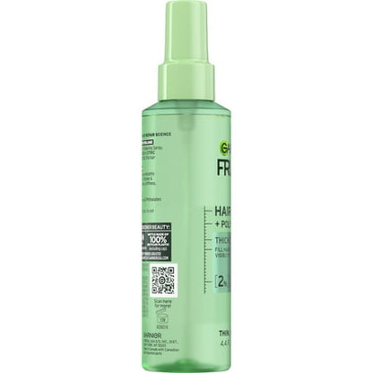Garnier Fructis Hair Filler Fullness Repair Thickening Spray for Thin Hair, 4.4 fl oz