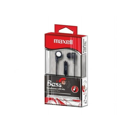 Maxell, MAX199621, B-13 199621 Earset, 12, Black **Damaged Box**