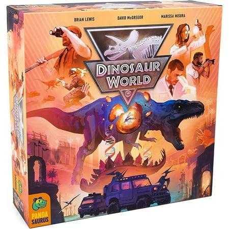 Dinosaur World - Pandasaurus Games, Strategy Board Game, Ages 14+, 2-4 Players, 60-120 Min