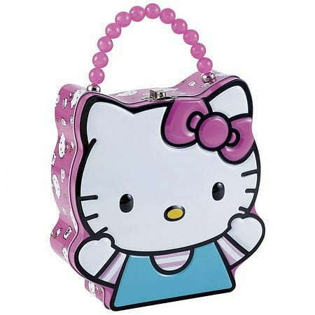 Hello Kitty Carry All Tin Purse/Case with Stickers