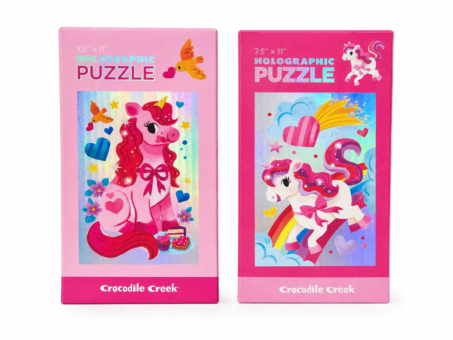 Holographic Unicorn Puzzle Set (2-Pack)