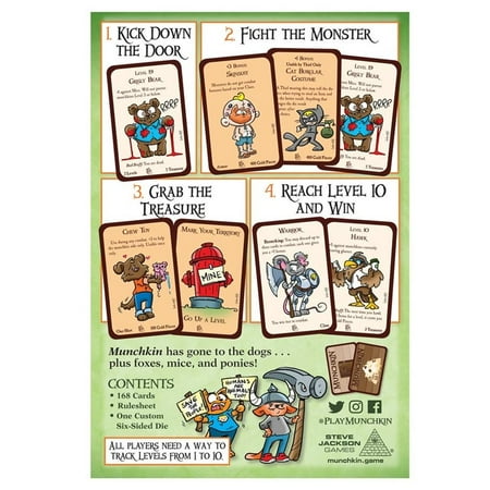 Munchkin Tails Board Game Steve Jackson Games