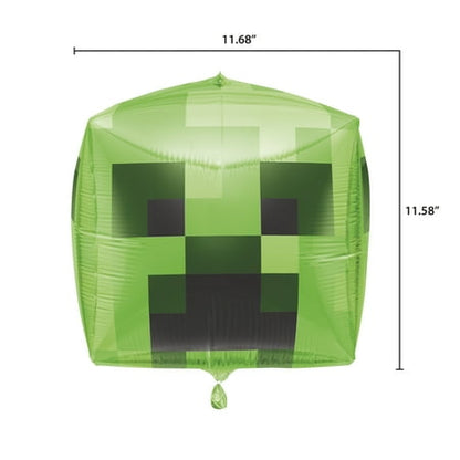 Foil Minecraft Creeper Balloon 12.5 Inch *Comes uninflated*