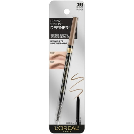 L'Oreal Paris Brow Stylist Definer Waterproof Eyebrow Mechanical Pencil, Blonde