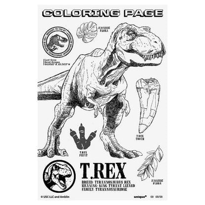 Jurassic World Birthday Party Favors for 8, 48pcs