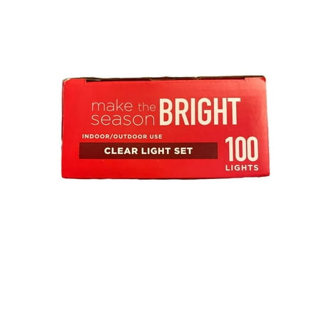 Make The Season Bright Clear Light Set - 100 Lights