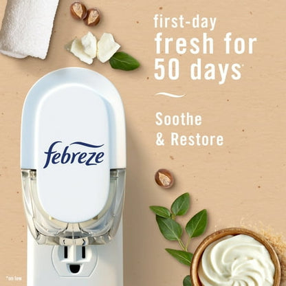 Febreze Plug Refill Odor-Fighting Air Freshener Soothe & Restore Scent 1 ct 0.87 fl oz