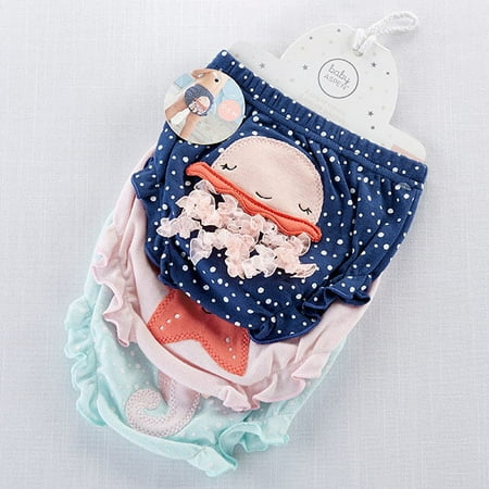 Under The Sea 3-Piece Diaper Cover Set - 0-6 M