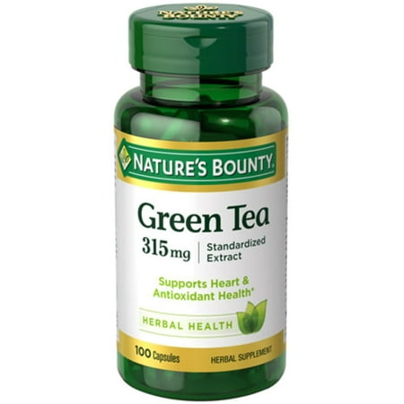 Nature's Bounty Green Tea Extract 315 mg Capsules 100 ct *Exp 04/2026*