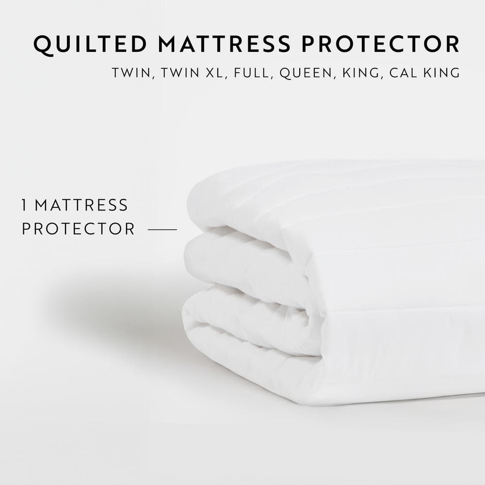 Full Padded Polyester Mattress Protector Encasement