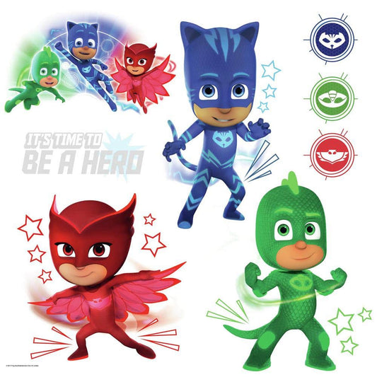 PJ Masks Peel and Stick Wall Decals (8-Piece)