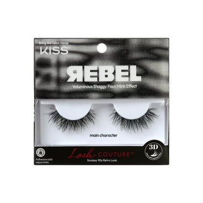 KISS Lash Couture Rebel False Eyelashes - 12 mm - 1 Pair
