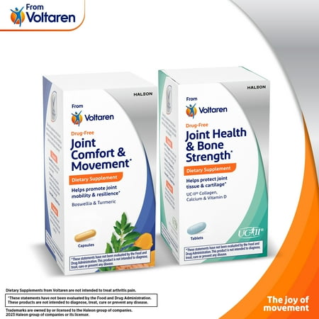 Voltaren Dietary Supplements Joint Comfort + Movement   30 Ct *Damaged Packaging* *Exp 2025/09*