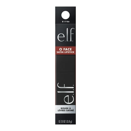 E.l.f. O Face Satin Lipstick, Drive, 0.13 oz *Damaged Box*