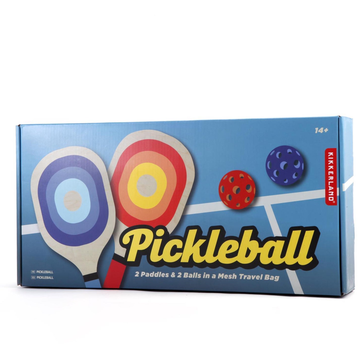 Kikkerland Pickleball Game Set Multicolored 4 pc *Damaged Box*
