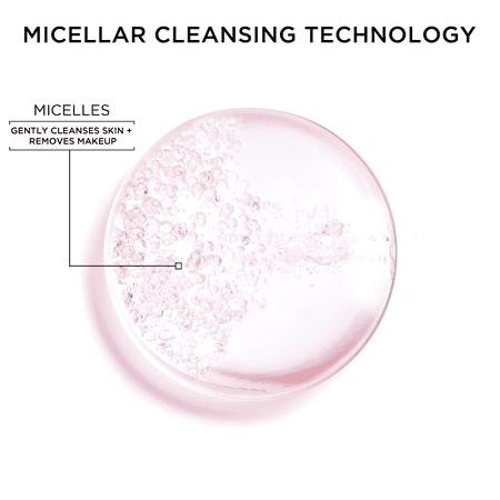 Garnier SkinActive Micellar Cleansing Water All in 1 Makeup Remover, Adult, 3.4 fl oz