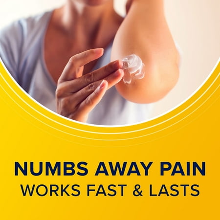 Aspercreme Max Strength Topical Numbing Pain Reliever for Nerve Pain Relief, 4% Lidocaine, Odor Free, 4.3 oz *Damaged Box* *Exp 10/26*