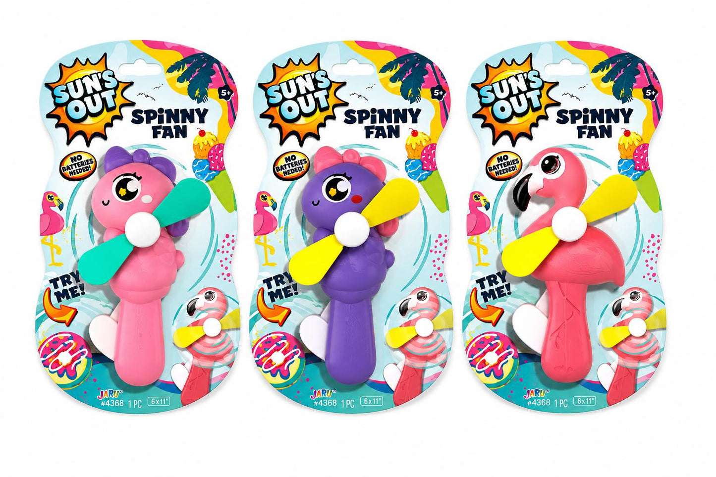 Ja-Ru Spinny Fan Toy (1 Chosen at Random)