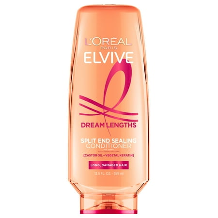 L'Oreal Paris Elvive Dream Lengths Super Detangler Squeeze Conditioner for Long Hair, 13.5 fl oz