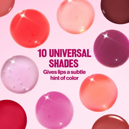 Revlon Super Lustrous Glimmer Nourishing Lip Oil, 007 Posh Peach, 0.13 fl oz